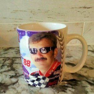 Dale Jarrett Picture 88 Coffee Cup Mug NASCAR 50th Anniversary 1998 NEW